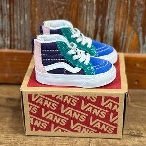 Toddler Vans Sk8-Hi Zip High Tops Size 3.5